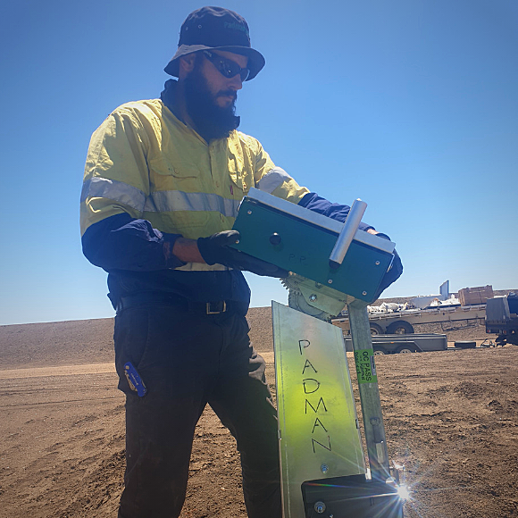 Adam attaching the AutoWinch Pro to the PosiDrive